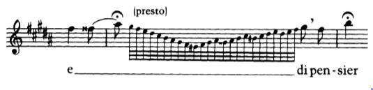 The next two are two versions of Caruso s cadenza in this aria. Example 6.2 125 Example 6.