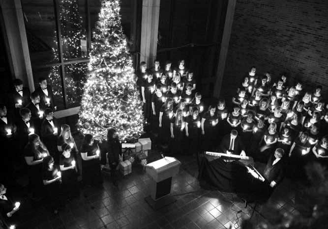 TREE LIGHTING CEREMONY December 2, 6 p.m. Tarr Music Center There is no greater news than the Good News of God s grace and redemption through Jesus Christ.