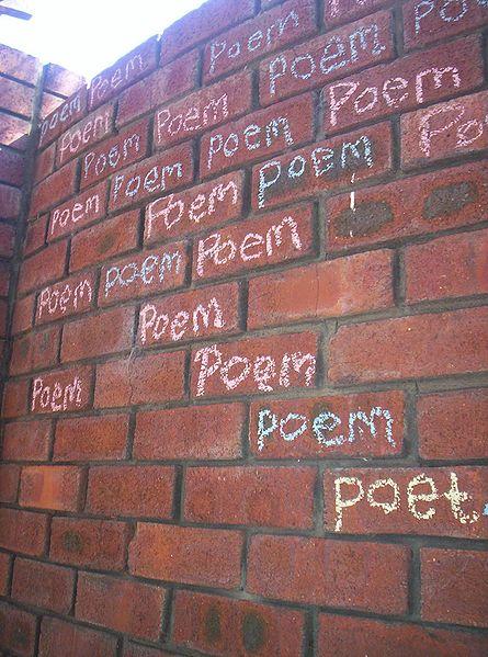 Wall poem, Western Australia http://commons.wikimedia.