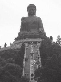 Joseph Lam Illustration 6. Bronze Buddha in Lantau Island, Hong Kong.