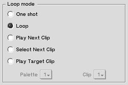 Practical Use of the PR-80 Setting Loop Mode for Each Clip You can make separate Loop mode settings for each clip.when this is turned on, each clip plays in accordance with its own Loop Mode setting.