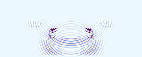 General Simulation Time shots (nophc vs. PhC) Wavelength = 600 nm w/o PhC More directional w/ PhC Figure 5: no PhC vs.