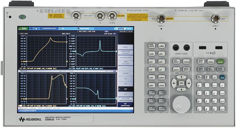 Practical splitter performance Fourth measurement: Termination only in a pass band frequency of the filter.