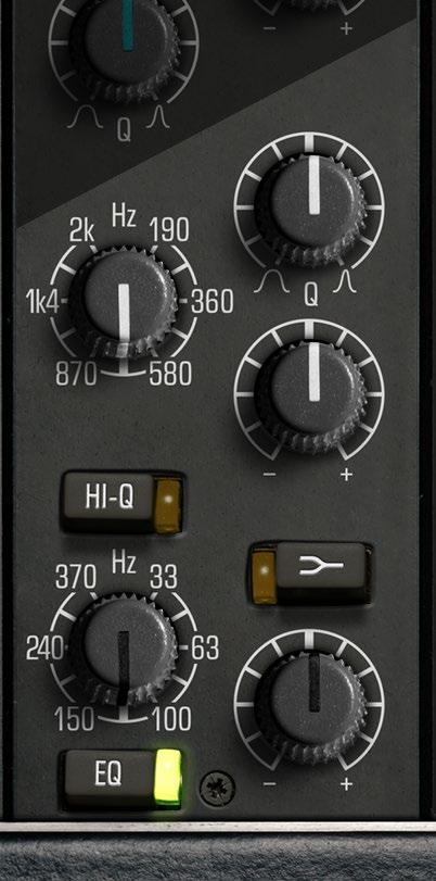 The bx_console EQ Section (cont.) Dirk s Tip - bx_console EQ (2/2) In general, like with many consoles, this EQ is not limited to sounding nice only at low db boosts.