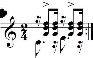 116 Musical Example 9.13 Choro variation no.