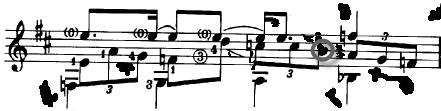 2). Musical Example 1.2 Divertimento, 1 st movement from Aquarelle by Assad (mm.