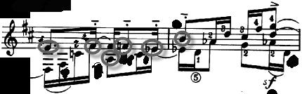 87 The following measures will be compared to Nelson Faria s variation no. 12 (see Musical Examples 6.12, 6.13, 6.