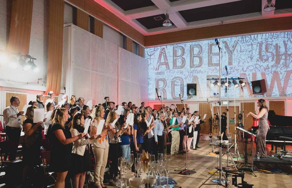 RECORD A SONG AT ABBEY ROAD STUDIOS Our Record A Song Experience is a once in a lifetime opportunity to follow in the footsteps of musical legends, by making your own recording in one of our iconic