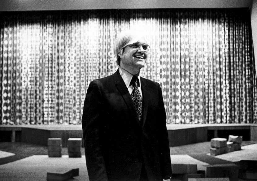 HANCHER S FIRST DIRECTOR JOINS US TONIGHT Hancher Auditorium's first director, Jim Wockenfuss, in 1972 Tonight, we are pleased to welcome Jim Wockenfuss, Hancher s executive director from 1970 1985,