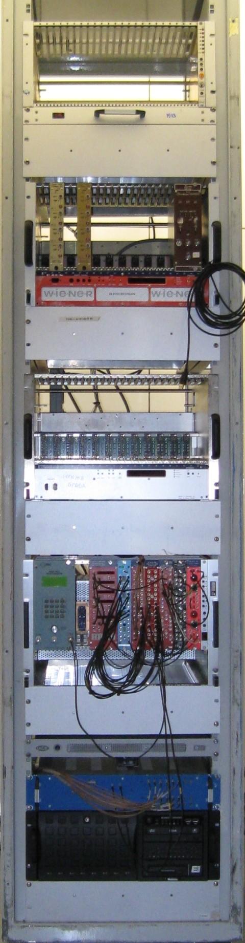The Electronic Cabinet Analogue Electronics Digitizers Ge HV