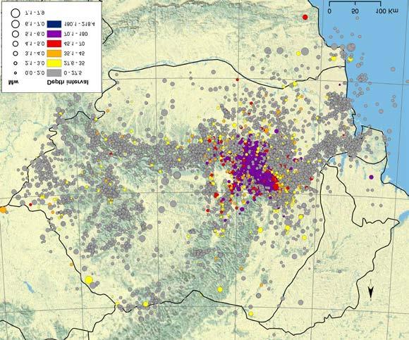 I.3. ROMÂNIA I.3.1. SEISMICITATE România este o ţară cu o seismicitate importantă: aproximativ 300 de cutremure cu magnitudinea M>2.5 sunt înregistrate anual.