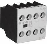 .1 Two-Pole Four-Pole Front-Mount Auxiliary Contacts for Use with XTRE Control Relays Conventional Thermal Current, I th (A), Open at 60 C Notes Poles Rated Operational Current AC-15 I e (A) 220V