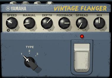 Vintage Flanger The Mode Setting Vintage Flanger The Mode control on the right of the plug-in panel allows you to select different configurations for the connection of phasers A and B.