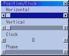 Position/ Clock (when Auto Adjust is off) This allows you to activate or deactivate the Advanced AccuBlend feature. Auto... Turns on the Advanced AccuBlend feature.