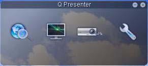 Displaying image through Q Presenter The Q Presenter is an application running on the host PC.
