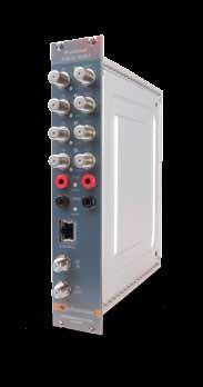 Digital Modular Headend ProQuad QPSK COFDM The QPSK to COFDM modules each have 4 inputs allowing the reception of 4 different satellite bands per module.