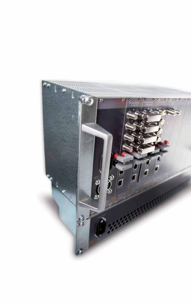 Digital Modular Headend Johansson has developed a complete range of Digital Modular Headends (DMH), which are the ideal TV distribution system for middle-sized and large buildings (MDU).