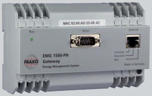 System Components Gateway EMG 1500-PN Gateway The gateway EMG 1500-PN is the interface