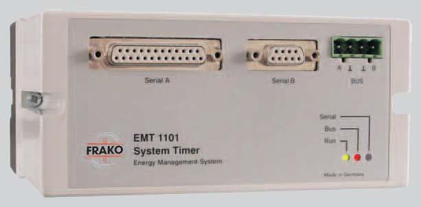 System Components System Timer EMT 1101 System Timer A time switch for the time-controlled switching of up to 250 switching or parameter channels.