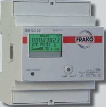 Cost Allocation / Cost Center Acquisition Energy Meter for measurement via Current Transformers (CT) EM-EC 35 / EM-EC 35 MID Energy Meter Three-phase energy meter, four-wire technology for measuring