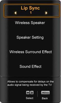 4.3.4 Digital Audio Out This feature uses the SPDIF (Optical connector) audio signal to be used through Home Theatre system. Press the button to highlight the Digital Audio Out selection.