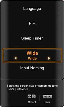 4.5.3 Sleep Timer Press the button to highlight the Sleep Timer selection. Press the button to select the timer to turn-off the TV in 30, 60, 90 or 120 minutes.