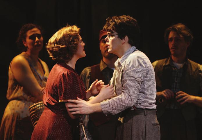 Acting Challenges Originally billed as a dramatic musical, Street Scene is notable among operas for its realism and extensive dialogue, taking as its subject ordinary characters in a