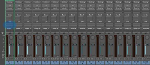Automation. Logic 8 cont... Step 13. Label the 16 audio tracks something easy to read and locate in your session, Zen 1 through 16 perhaps. Step 14.