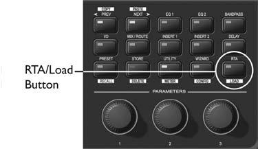 Section 5 In Use DriveRack Under normal operation the most common modes are Configuration, Edit, Store and Recall Preset.
