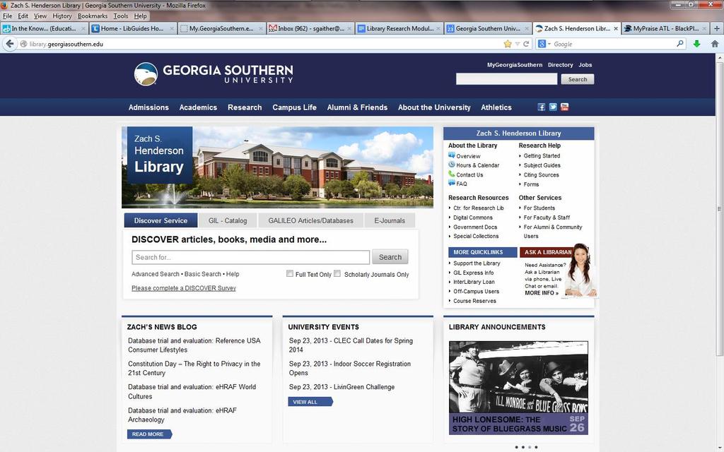 Choose Appropriate Databases There are over 400 databases available for Georgia Southern students, faculty, and staff to use. They cover many different subjects.