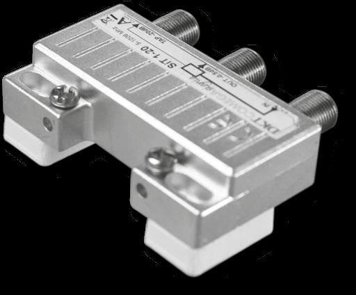 6 - way splitters Type Insertion loss, typical IN-OUT (db ± 0.5) OUT-OUT (db) Item no. 10-470 470-862 862-1006 1006-1300 10-470 470-862 862-1006 1006-1300 SiS 06 8.4 9.