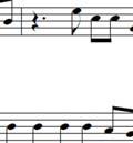 2 the key of Eb major, and the essential melodic content remains entirely diatonic to the key throughout. Figure 1. You Call Me Roko as performed by E..T.