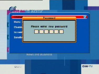 1) Menu lock: Only available SYSTEM SETTING and INSTALLATION. 2) Channel lock: If you turn the lock attribute on by pressing the, keys, the channel will only be viewable after you enter a password.