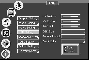Activation Utility Screen Figure 36: OSD Blank Color