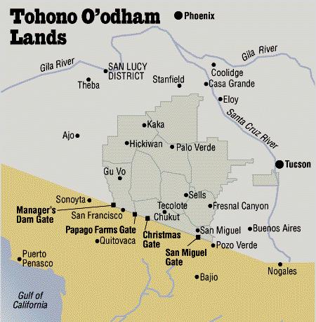 Tohono O odham Nation Desert People Members: 26,000 11,400 on reservation