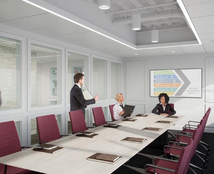 Meeting Spaces Specialized room designs support the unique needs of small, medium, and large meetings to maximize