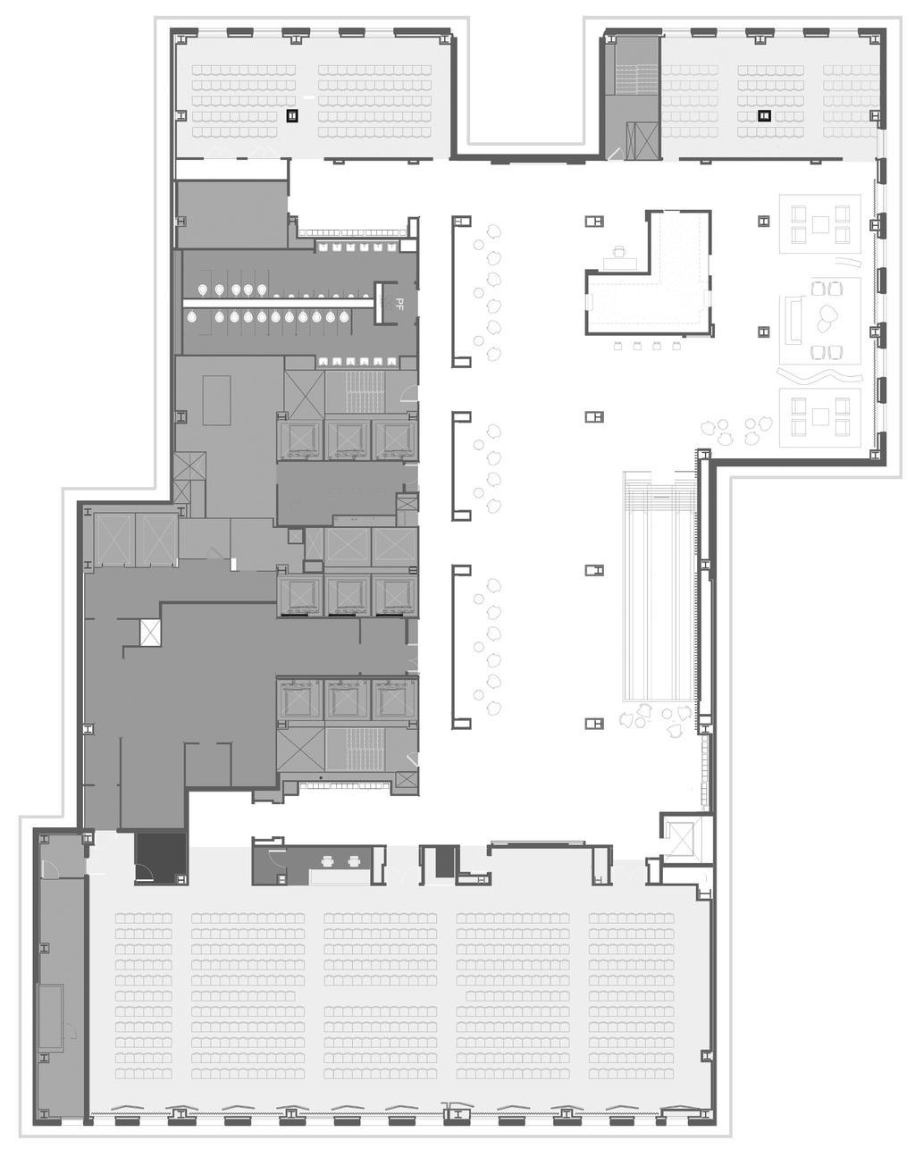 Floorplan & Capacities 117 W 46TH STREET Meeting Rooms DIMENSION (FT) AREA (FT 2 ) CEILING HEIGHT (FT) RECEPTION THEATER CLASSROOM PODS DINING Forum 113' x 40' 4,520' 13' 700 410 280 260 350 Forum A