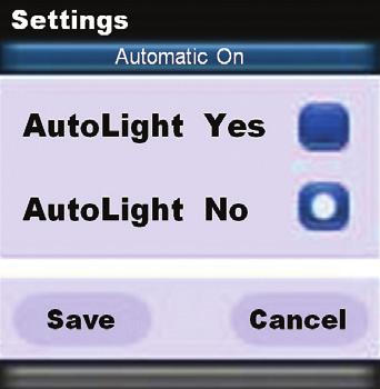 tton backlight turns on. a. Automatic Light Yes: Every time a button is pressed the button back light will automatically turn On. b. Automatic Light No: The only way to turn on the hard button back-light is to press the dedicated Lights button located on the right side of the remote control.