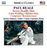 EASTER WITH NAXOS Albums by Composer 9.70204 REALE, Paul (b.