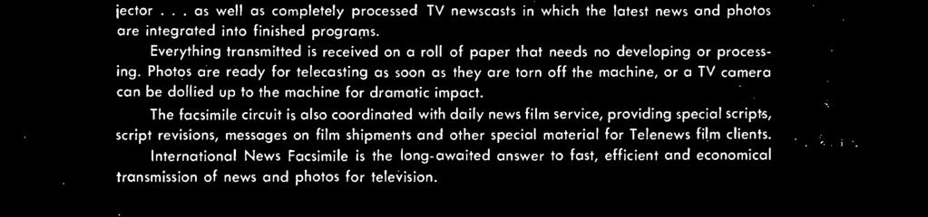 .. as well as completely processed TV newscasts in which the latest news and