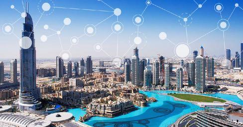 Dubai - Smart City 40% of city centre traffic caused by parking issues Driverless transport set to be common in 2020 1000 government services