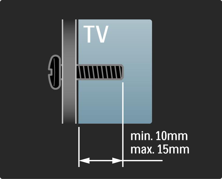 1.3.1 VESA info Your TV is prepared for VESA compliant wall mounting. A VESA wall mount bracket is not included. Use the following VESA code to purchase the bracket.