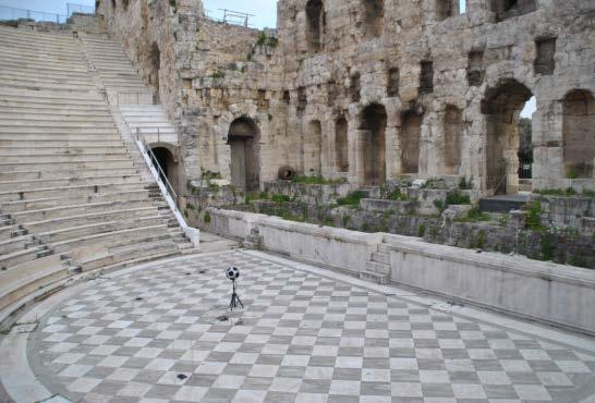 It can be assumed that in the ancient theatres, acoustic support must have been beneficial for performers similar to orchestral musicians in concert halls.