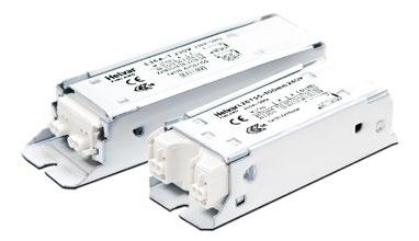 L-D Magnetic ballasts for compact fluorescent lamps Meets EN 61347-2-8 & EN 60921 requirements 100 % quality controlled Double wire terminals without screws Low harmonics Very low magnetic field Long