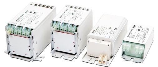 NK-SE, NK-TE, NK-T(P) / F, E-T / F, H-F/2 Magnetic ballasts for metal halide lamps 48 Meets EN 61347-2-9 & EN 60923 requirements Very low magnetic field 100 % quality controlled Low power losses Low