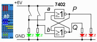 The latch is not a combinational circuit but a sequential circuit. Its output value depends not only on the input values, but also on the order in which they change.
