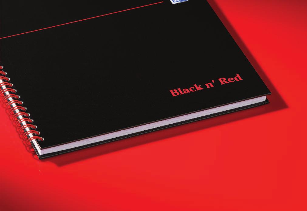 Books, pads and time management - Notebooks and pads Wirebound Black n Red The UK s best selling notebook.