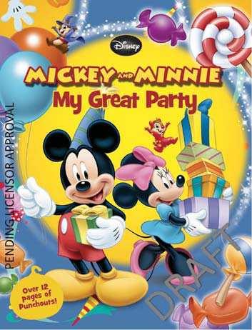 My Great Party: Mickey and Minnie Throw a fun Mickey and Minnie inspired party with the help of this fun book, with everything from invitations to food to fun games to play with your guests!