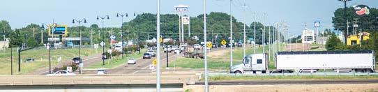 BATESVILLE, MS HWY 6/ NEAR I-55 STRUCTURE ID: 001105 EASTBOUND READER LEFT HAND READ