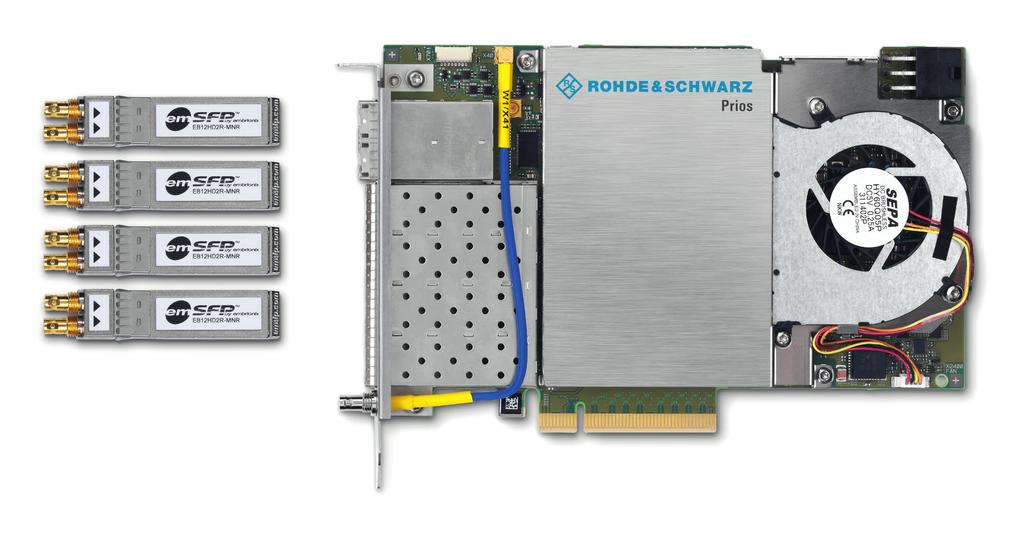R&S Prios SDI At a glance The R&S Prios SDI is a PCIe video board offering up to eight HD 1080p60 video channels or two UHD/4Kp60 video channels to meet the needs of OEM customers.